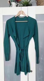 Lang groenblauw vest Sandwich mt S, Sandwich, Ophalen of Verzenden, Zo goed als nieuw, Maat 36 (S)