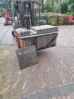 13,68m² 60x60x2,5 spotted bluestone, gebruikt, Ophalen of Verzenden, Nieuw, Beton, Terrastegels