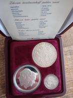 Zilveren munten set - Wilhelmina, Juliana, Beatrix, Postzegels en Munten, Munten | Nederland, Setje, Zilver, Ophalen of Verzenden