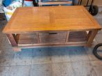 Teakhouten Salontafel, Gebruikt, 50 tot 100 cm, Modern, Minder dan 50 cm