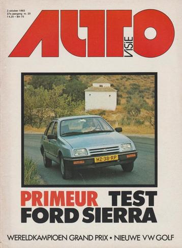 Ford Sierra (oa XR4 en Cosworth ) testen in Autovisie ea beschikbaar voor biedingen
