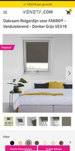 2x Verduisterend dakraam rolgordijn Fakro Veneta nieuw!, Dakraam rolgordijn, Nieuw, Ophalen of Verzenden, Minder dan 100 cm