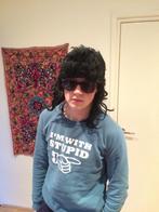 verkleden - pruik zwart - Sjonnie pruik, Ophalen of Verzenden, Zo goed als nieuw, Jongen of Meisje