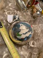 #kerst kerstbal vintage met paddenstoel, Diversen, Kerst, T, Ophalen of Verzenden, Zo goed als nieuw, N