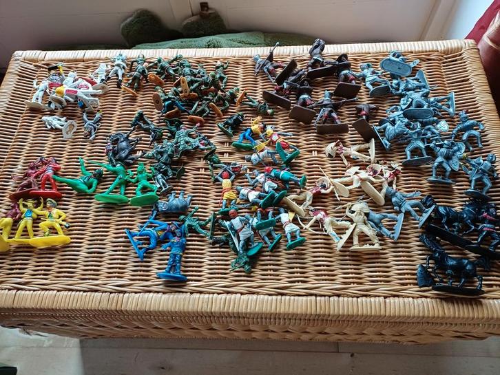 Vintage Speelgoed Soldaten, Cowboys, Indianen, Antiek en Kunst, Antiek | Speelgoed, Ophalen of Verzenden