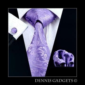 Dennis Gadgets: 100 % zijden stropdas ( 3 delig !! ) DG0763 beschikbaar voor biedingen