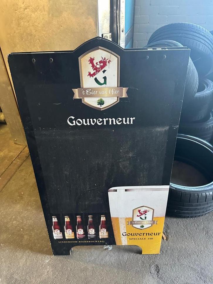 Gouverneur Bier Reclamebord, Verzamelen, Biermerken, Ophalen