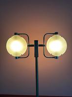 Vintage Italiaanse design vloerlamp 80s chroom, Ophalen, Glas, 150 tot 200 cm, Gebruikt