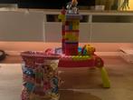 Mega Bloks Roze Set met Speeltafel (1-5 jaar), Ophalen of Verzenden, Gebruikt, Megabloks