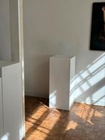 Witte sokkels / pedestals – 40x40 (110 cm, 100 cm, 90 cm), Ophalen, Minder dan 50 cm, 100 tot 150 cm, Nieuw