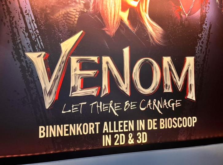 Filmdoek Venom XXXL, Verzamelen, Film en Tv, Zo goed als nieuw, Film, Poster, Ophalen of Verzenden
