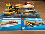Lego City 4643 Speedboot Transport, Ophalen of Verzenden, Gebruikt, Complete set, Lego