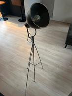 Industriële Vintage Staande Lamp Koper, Huis en Inrichting, Lampen | Vloerlampen, Ophalen, Gebruikt, Metaal, 150 tot 200 cm