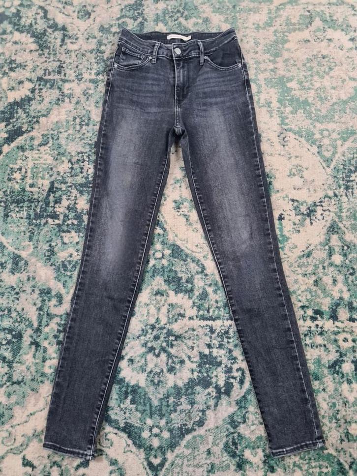 Levi's 721 high super skinny W26 L32 WMN Grijs, Kleding | Dames, Spijkerbroeken en Jeans, Zo goed als nieuw, W27 (confectie 34) of kleiner