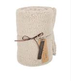 Teddy Plaid poncho Taupe 160x120 JENS Living, Huis en Inrichting, Woonaccessoires | Plaids en Woondekens, Ophalen of Verzenden