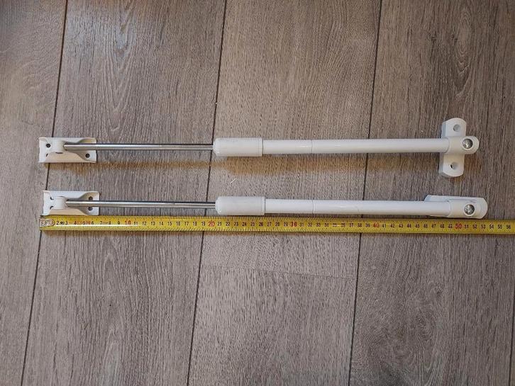 2x AXA 35ex telescopische raamuitzetter wit, Doe-het-zelf en Verbouw, Hang- en Sluitwerk, Nieuw, Overige typen, Rvs, Ophalen of Verzenden