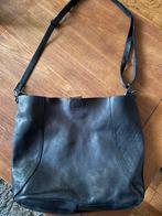 Bag2bag lederen shopper met binnentas met rits zwart, Ophalen, Zo goed als nieuw, Zwart
