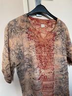 Etnische Top - Uniek Design, Ophalen of Verzenden, Gedragen, Maat 42/44 (L), Beige