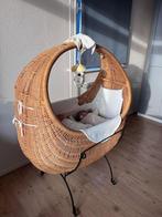 Rotan celine wieg babywieg bekleding baby baby bed reborn, Ophalen of Verzenden, Zo goed als nieuw, Wieg