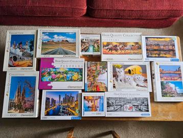  Clementoni High Quality Collection puzzels beschikbaar voor biedingen