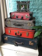 Set vintage koffers, Antiek en Kunst, Curiosa en Brocante, Ophalen