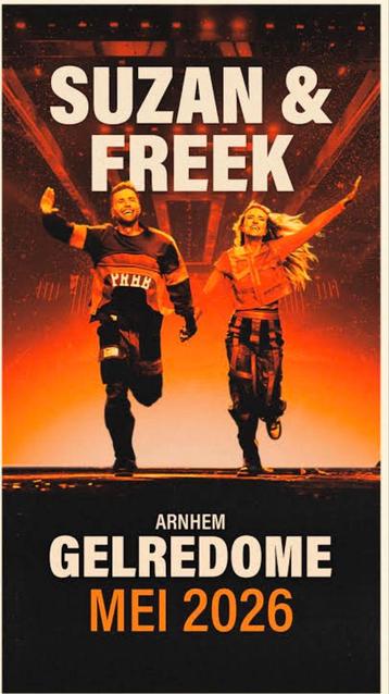 2x suzan en freek Gelredome goud zitplaats 24 mei beschikbaar voor biedingen