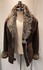Dames lammy coat - Arma - maat M / maat 38 - lamsleer, Maat 38/40 (M), Bruin, Arma, Ophalen of Verzenden