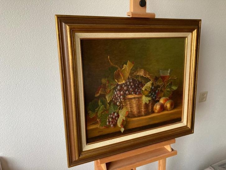 Hans Habraken, klassiek stilleven met fruit, Antiek en Kunst, Kunst | Schilderijen | Klassiek, Ophalen