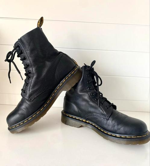 Dr. Martens Zwart Leer Maat 39, Kleding | Dames, Schoenen, Gedragen, Lage of Enkellaarzen, Zwart, Ophalen of Verzenden