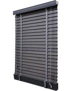 Nieuwe houten jaloezie 100 x 175 cm – SOLUNA – grijs, Nieuw, Grijs, 150 tot 200 cm, 50 tot 100 cm