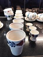 Boerenbont servies, melkbekers Boch., Ophalen of Verzenden, Zo goed als nieuw, Aardewerk, Boerenbont
