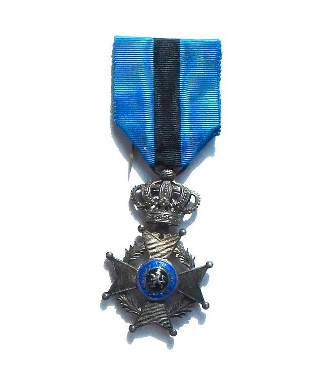 België Orde van Leopold II Ridderkruis medaille z.j., Verzamelen, Militaria | Algemeen, Landmacht, Lintje, Medaille of Wings, Overige gebieden