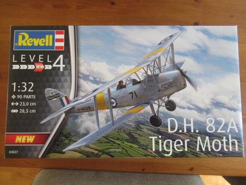 D.H. 82A Tiger Moth (Revell 1/32), Hobby en Vrije tijd, Modelbouw | Vliegtuigen en Helikopters, Nieuw, Vliegtuig, Groter dan 1:72
