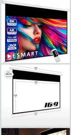 ESMART MIMOTO motor projectiescherm 266x149 cm (120") 16:9 –, Ophalen of Verzenden, Zo goed als nieuw