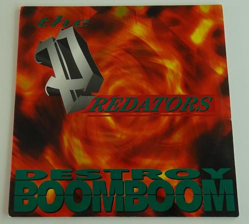 The Predators - Destroy Boom Boom - Hardcore / Gabber 1996, Cd's en Dvd's, Vinyl | Dance en House, Zo goed als nieuw, 12 inch