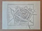 Kuyper kaartje van Dokkum 1888., Antiek en Kunst, Kunst | Etsen en Gravures, Ophalen of Verzenden