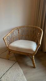 Ikea Stockholm 2017 rotan fauteuil, Huis en Inrichting, Ophalen, Zo goed als nieuw, 75 tot 100 cm, 50 tot 75 cm