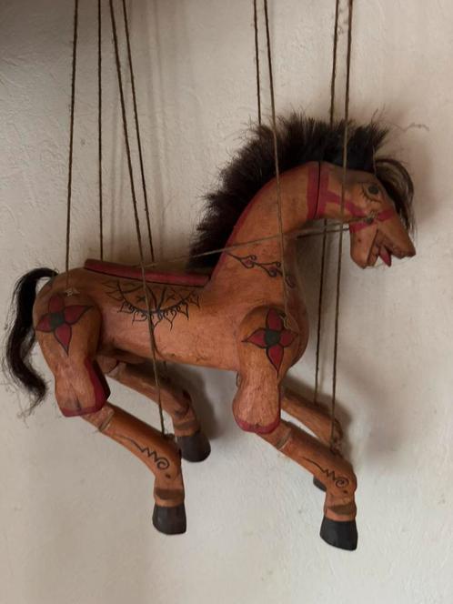 Birmaanse marionet Paard, Antiek en Kunst, Antiek | Speelgoed, Ophalen of Verzenden
