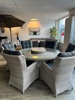 Ronde Wicker Tuinset - incl 6 stoelen - ZGAN - TWV €2.399,-, Verzenden, ., Zo goed als nieuw, .