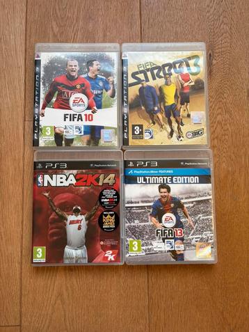 4 Playstation 3 games beschikbaar voor biedingen