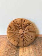 Klein bruin rond kussentje van 20 cm, Huis en Inrichting, Woonaccessoires | Kussens, Ophalen of Verzenden, Zo goed als nieuw, Bruin