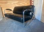 Chroombuis bank Bauhaus / Thonet/  Gispenstijl, Huis en Inrichting, Ophalen, Zo goed als nieuw, Leer