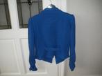heel mooi kobalt blauw jasje maat smal angelle milan smal, Kleding | Dames, Blouses en Tunieken, Ophalen of Verzenden, Zo goed als nieuw