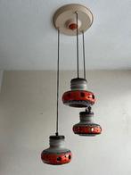 Vintage fat lava hanglampen keramiek 3lamps, Antiek en Kunst, Ophalen of Verzenden