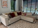 Beige hoekbank, Huis en Inrichting, Ophalen, Gebruikt
