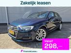 Audi A3 Sportback 30 TFSI Design Pro Line Plus, aircoaudi sm, Auto's, Gebruikt, Euro 6, Blauw, Leder en Stof