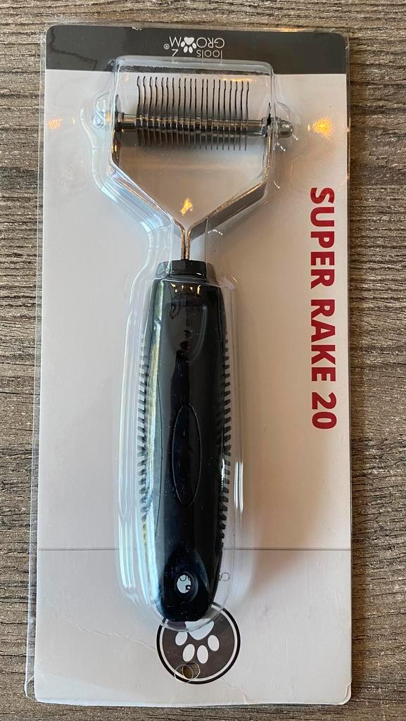 Super rake 20 klitten en ontwol hark, Dieren en Toebehoren, Honden-accessoires, Nieuw, Ophalen