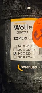 beter bed Wollen zomerdeel 1350 gram, Ophalen, Wit, Tweepersoons, Deken of Dekbed