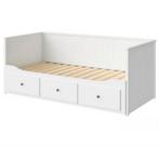 Hemnes bank bed 1 tot 2 persoons, Ophalen, Gebruikt, Wit, Tweepersoons