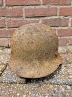 duitse m35 helm camo, Verzamelen, Ophalen of Verzenden, Landmacht, Duitsland, Helm of Baret